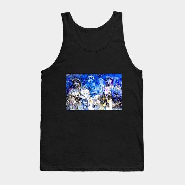 Blue Symphony of Angels Tank Top by SILVA_CAPITANA